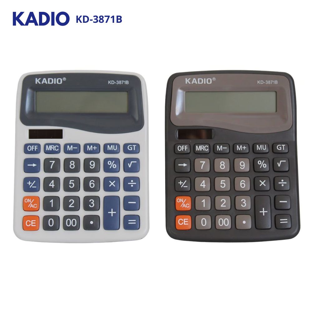 Miniatura 3 de Calculadora KADIO KD-3871B 12 Digitos